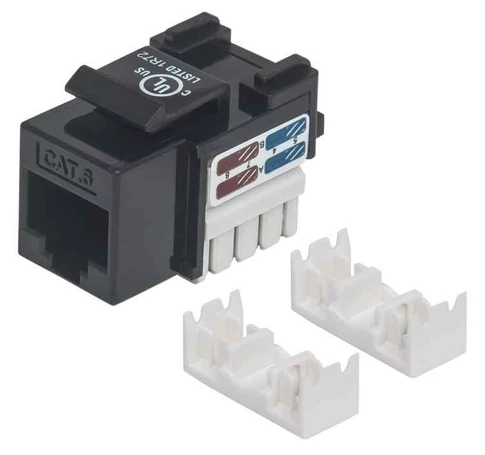 Intellinet 210720 Keystone modul C6 UTP fekete