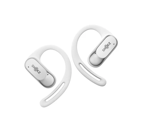 SHOKZ OpenFit Air, weiss Headset Wireless Ear-hook Calls/Music/Sport/Everyday Bluetooth White