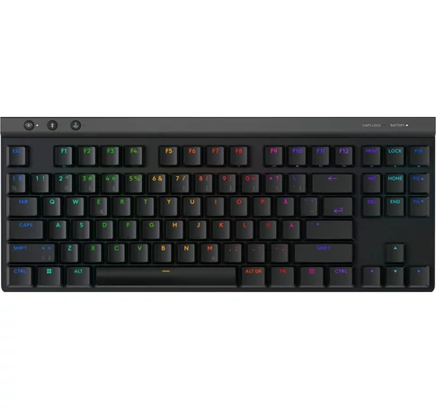 Logitech G 920-012552 billentyűzet Játék RF vezeték nélküli + Bluetooth QWERTY Északi Fekete