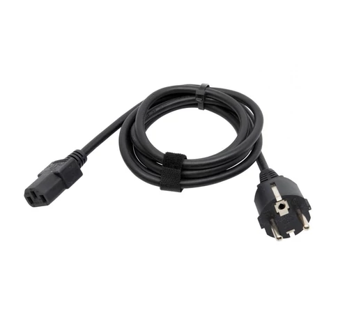 AXIS TU6011 F típusú fekete tápkábel C13 csatlakozó