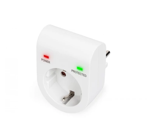 Digitus DN-95400 túlfeszültségvédő Fehér 1 AC kimenet(ek) 230 V