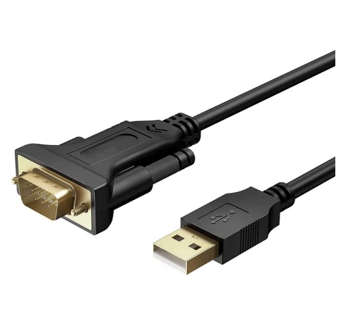 Techly IDATA USB2-SER-1A USB-RS232/DB9 M/M Átalakító 1,5 m Kábellel Polybags