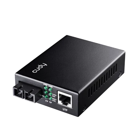 Cudy MC100SA-20 Media Converter 10/100M Ethernet Media Converter, 10/100M 1310nm SM 20Km SC,113C