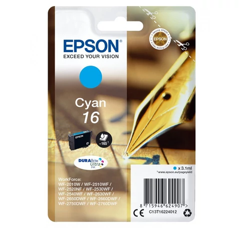 Epson Pen and crossword C13T16224012 tintapatron 1 dB Eredeti Standard teljesítmény Cián