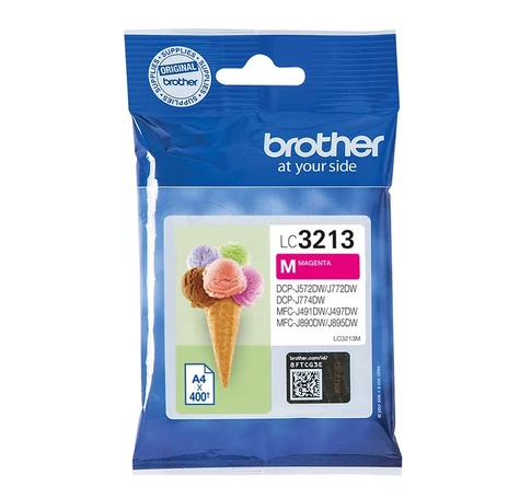 Brother LC-3213M tintapatron Eredeti Nagy (XL) kapacitású Magenta