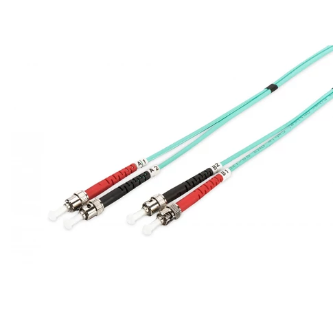 Digitus DK-2511-03/3 InfiniBand és száloptikai kábel 3 M ST I-VH Türkizkék