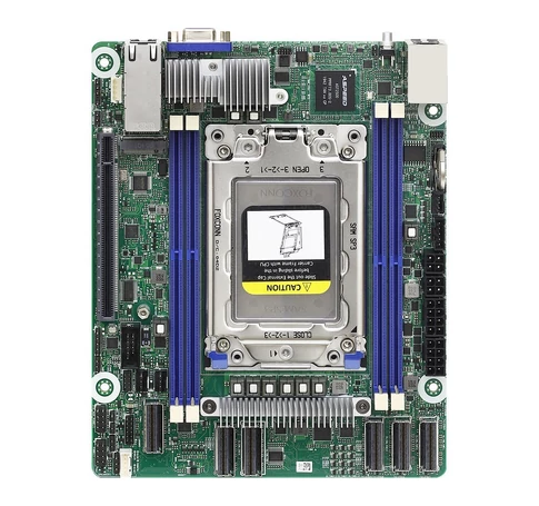 ASRock ROMED4ID-2T, 1xSKT SP3, AMD EPYC 7000, SoC, SATA, NVMe, 1xM.2, 2x10GbE, IPMI