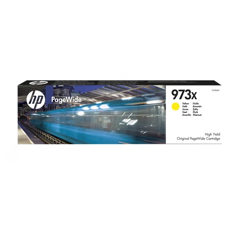 HP 973X High Yield Yellow Original PageWide Cartridge