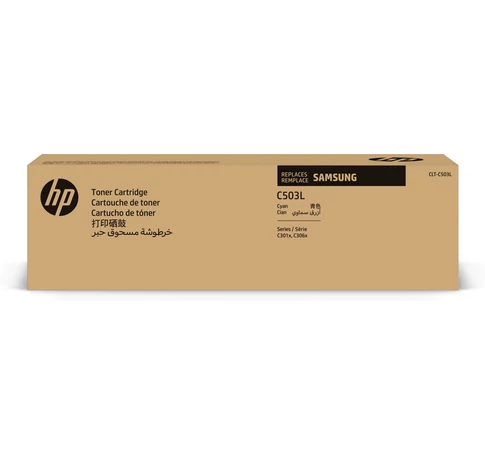 Samsung CLT-C503L High-Yield Cyan Original Toner Cartridge