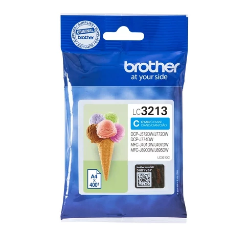 Brother LC-3213C tintapatron Eredeti Nagy (XL) kapacitású Cián
