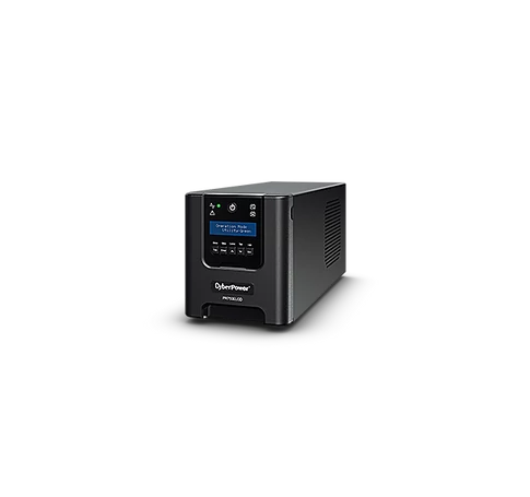 CYBERPOWER UPS PR750ELCD (6xIEC320) 750VA 675W 230V szünetmentes tápegység + USB LINE-INTERAKTÍV