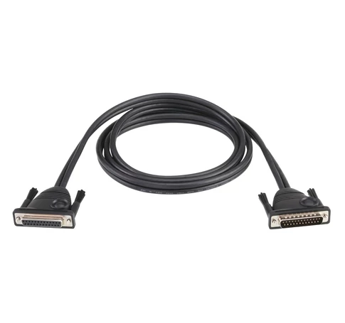 ATEN 2L2703 soros kábel Fekete 3 M DB-25