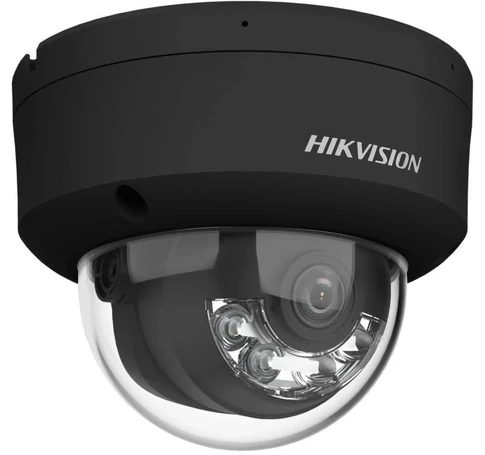 Hikvision DS-2CD2183G2-LIS2U(2.8mm)(Fekete) 8 MP Acusense Okos Hibrid Fény Fix Dóm Hálózati Kamera