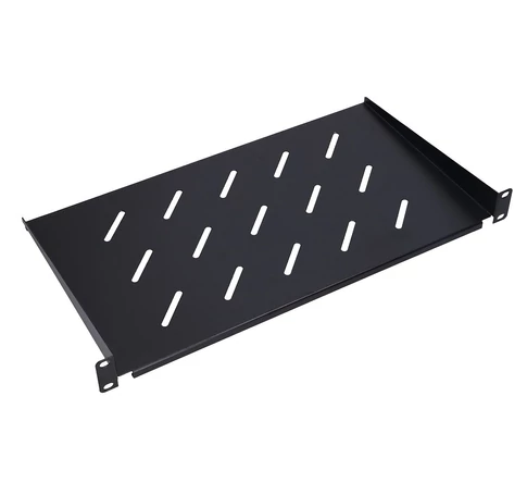 Extralink SHELF 1U FOR WALL CABINETS 19\" 250MMX1U BLACK Rack polc