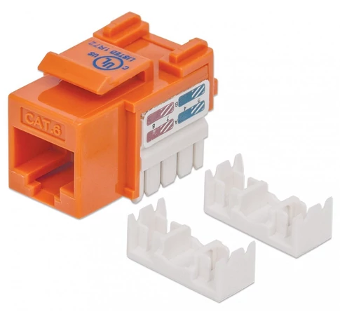 Intellinet 210775 Keystone modul C6 UTP narancssárga