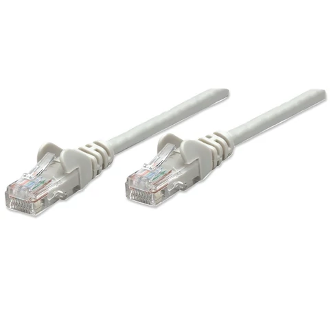 Intellinet Cat5e, 0.45m hálózati kábel Szürke 0,5 M U/UTP (UTP)