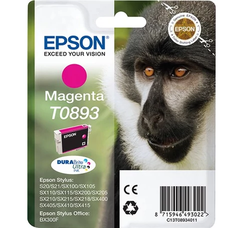 Epson Monkey T0893 tintapatron 1 db Eredeti