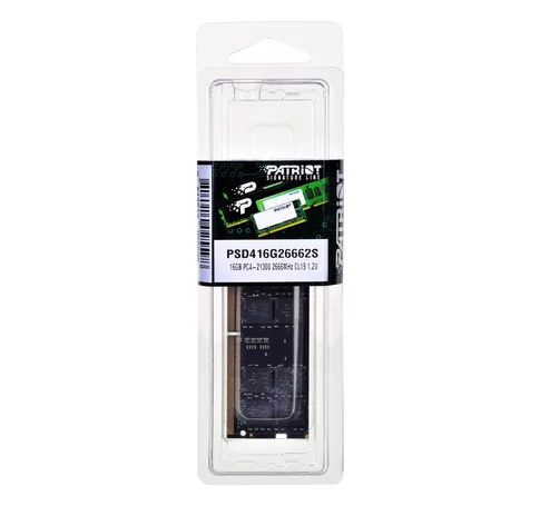 Patriot Memory PSD416G26662S memory module 16 GB DDR4 2666 MHz