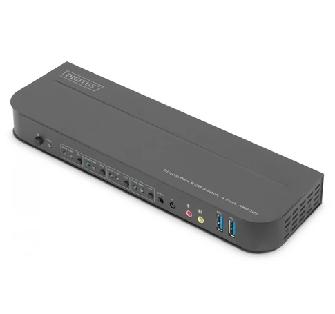 Digitus DS-12890 KVM kapcsoló Fekete