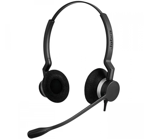 Jabra Biz 2300 QD Duo Headset Vezetékes Fejpánt Iroda/telefonos ügyfélközpont Bluetooth Fekete