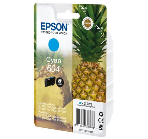 Epson 604 tintapatron 1 db Eredeti Standard teljesítmény Cián