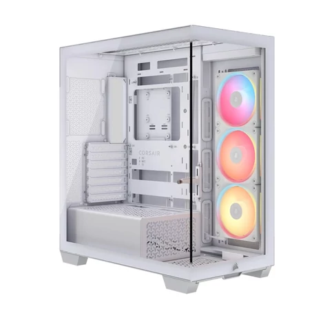 Corsair Midi Tower 3500X LXR LINK TG White