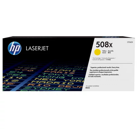 HP 508X High Yield Yellow Original LaserJet Toner Cartridge