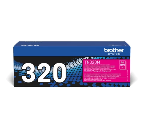 Brother TN-320M festékkazetta 1 db Eredeti Magenta