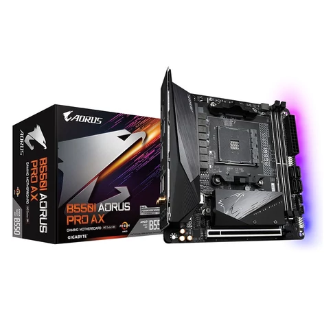 GIGABYTE B550I AORUS PRO AX alaplap AMD B550 AM4 foglalat mini ITX