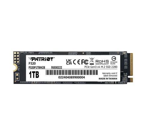 SSD PATRIOT VIPER P320 M.2 PCI-Ex4 NVMe 1TB 3GB/S (P320P1TBM28)