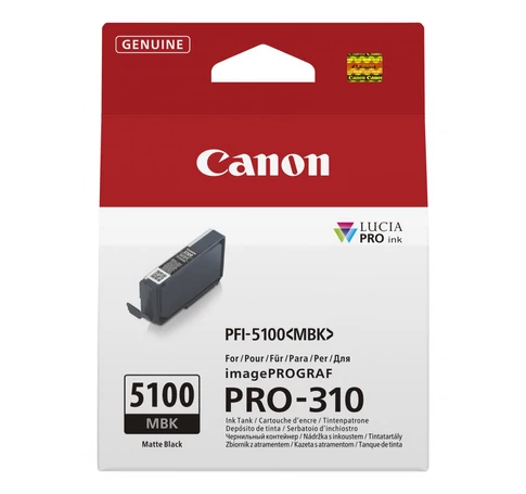 Canon PFI-5100 MBK tintapatron 1 db Eredeti Matt fekete