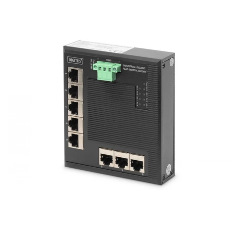 Digitus DN-651127 hálózati kapcsoló Beállítást nem igénylő (unmanaged) Gigabit Ethernet (10/100/1000) Fekete