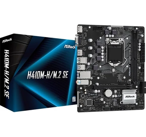 Asrock H410M-H/M.2 SE alaplap Intel® H370 LGA 1200 (Socket H5) Micro ATX