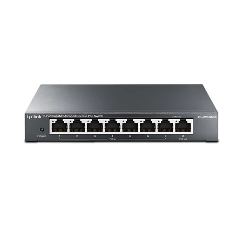 TP-Link RP108GE (TL-RP108GE) 8-Port Gigabit Managed Reverse PoE Switch