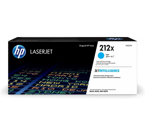 HP 212X High Yield Cyan Original LaserJet Toner Cartridge