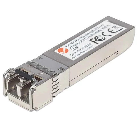 Intellinet 507462 halózati adó-vevő modul Száloptikai 11100 Mbit/s SFP+ 850 nm