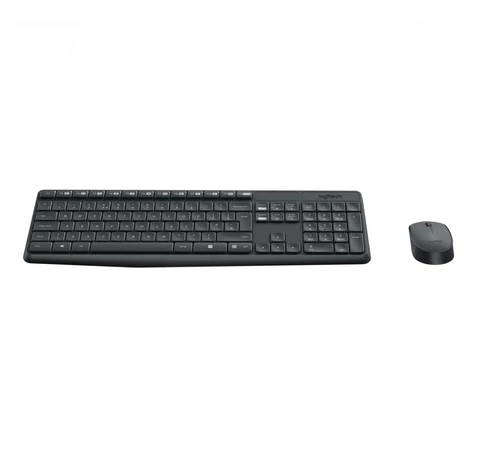 Logitech 920-007921 billentyűzet Egér mellékelve Univerzális Vezeték nélküli RF QWERTY Északi Szürke