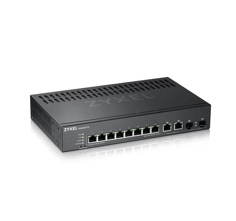 Zyxel GS2220-10-EU0101F hálózati kapcsoló Vezérelt L2 Gigabit Ethernet (10/100/1000) Fekete