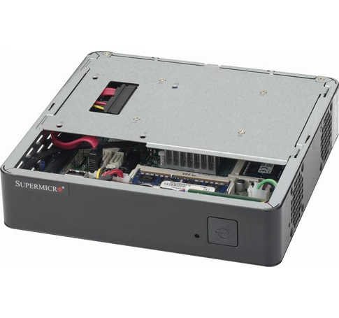 Supermicro CSE-101S számítógép ház Rack Fekete