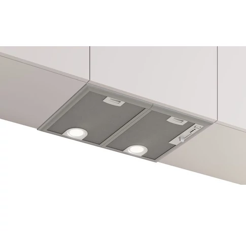 Bosch Serie 4 DHL555BM cooker hood Built-in Metallic, Silver 604 m³/h