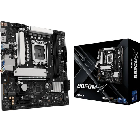Asrock B860M-X Intel B860 LGA 1851 (Socket V1) Micro ATX