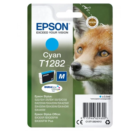 Epson Fox T1282 tintapatron 1 dB Eredeti Cián