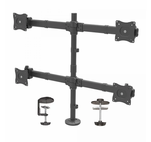 StarTech.com ARMQUAD asztali TV konzol 68,6 cm (27") Fekete
