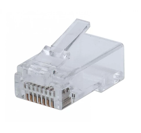 Intellinet 791090 RJ45 C6 8P szilárd 100 áthaladó