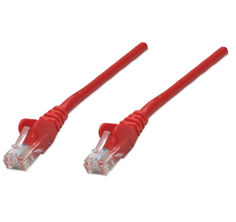 Intellinet RJ-45 M/M, 10m hálózati kábel Vörös Cat5e U/UTP (UTP)