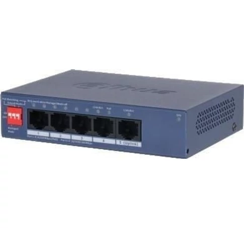 Dahua CS4005-4ET1GT-36 POE Kapcsoló 4-Portos Hálózati Kapcsoló