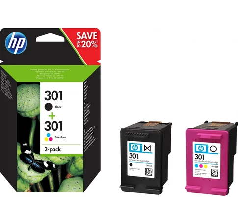 N9J72AE 301 CMYK Ink 2 Pack - Original - Ink Cartridge