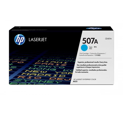 HP 507A Cyan Original LaserJet Toner Cartridge