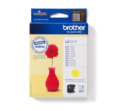 Brother LC-121Y tintapatron 1 dB Eredeti Sárga