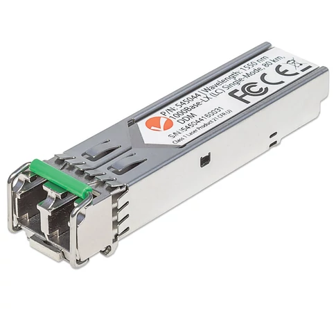 Intellinet 545044 halózati adó-vevő modul Száloptikai 1000 Mbit/s SFP 1550 nm